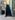 Poteaux de séparation Trendy, inox, noir avec cordon, 2 mètres – 2 pièces