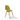 Chaise empilable Keeve jaune sans accoudoirs, structure en bouleau et assise en plastique, 470 x 530 x 830 mm