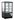 Kühlvitrine ECO 58 Liter, LED-Beleuchtung, 2 Roste, schwarz