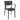 Chaise de terrasse Loft noire – 4 pièces
