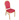 Bankettstühle Bolero mit runder Lehne, rot 4 Stück