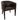 Fauteuil en simili cuir Bolero marron foncé