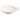 Bol Olympia blanc en forme de coquille diamètre 13 cm - 6 pièces