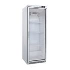 Gastro-Inox Lagerkühlschrank 400 weiß mit Glastür