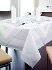 Tischwäsche Madeira, 100% Baumwolle, 4-seitiger Atlaskante, 130 x 130 cm