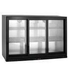 Réfrigérateur bar ECO 320 litres à portes coulissantes noir