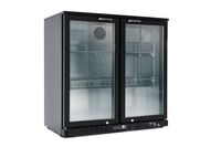 Réfrigérateur de bar ECO 230 avec portes battantes noir, éclairage LED, encastrable