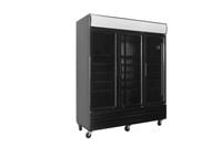 Getränkekühlschrank ECO 1500 mit Klapptüren und Leuchtaufsatz