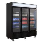 Getränkekühlschrank ECO 1500 mit Klapptüren und Leuchtaufsatz
