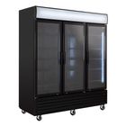 Getränkekühlschrank ECO 1500 mit Klapptüren und Leuchtaufsatz