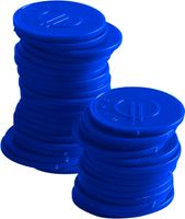 Pfandmünzen blau - 100 Stück