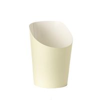 75 pots à collation Papstar, carton "To Go" 0,16 l Ø 7,5 cm x hauteur : 9,9 cm, beige