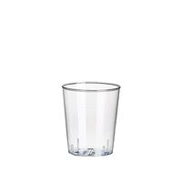 Papstar 40 verres pour l'eau de vie, PS 2 cl � 3,7 cm x H : 4,1 cm transparent