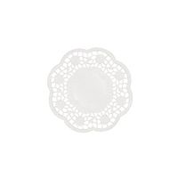 1000 napperons pour assiettes et sous-tasses Papstar, ronds, Ø 10 cm, blanc