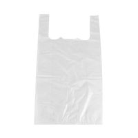 500 sacs à bretelles Papstar, HDPE, 48 cm x 27 cm x 12 cm, blanc