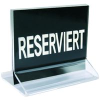 Chevalet de table « Réservé » en acrylique
