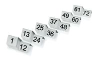 Plaque de numéro de table de 25 à 36, largeur 5 cm, hauteur 4 cm