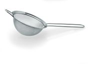 Küchensieb mit doppelter Gaze und breitem Rand, Durchmesser: 16 cm