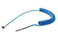 Schneider PU Spiralschlauch für Gebäcksprüher 300-400 cm ausziehbar, blau