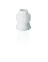 Kupplung für Spritztüllen, große Ausführung-Kunststoff in weiß