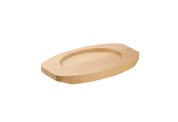 Dessous de plat en bois pour cocotte ovale en fonte