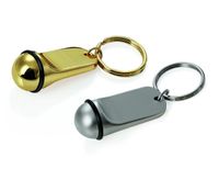 Porte-clés simple zinc moulé 50 x 20 - Argenté