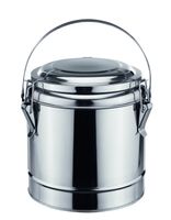 Thermobehälter, Chrom-Nickel-Stahl m. Bügelgriff, Ø 23 cm - 4 Liter