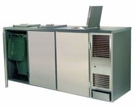 Refroidisseur de déchets PROFI 3x120 litres prêt à l'emploi PLUS