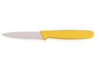 Couteau de cuisine professionnel avec manche coloré HACCP-, lame 8cm, couleur : jaune