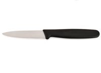 Couteau de cuisine professionnel avec manche coloré HACCP-, lame 8cm, couleur : noir