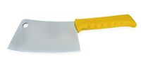 Couteau de cuisine professionnel avec manche coloré HACCP, lame tranchante, 20cm, couleur : noir jaune