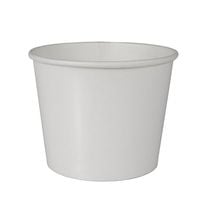 50 gobelets à soupe Papstar, carton "To Go", ronds, 500 ml, Ø 11 cm x hauteur : 8,3 cm, blanches