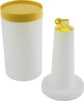 APS Dosier-/Vorratsflasche, gelb Ø 9 cm, H: 33 cm, 1 Liter 