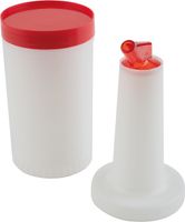 APS Dosier-/Vorratsflasche, orange Ø 9 cm, H: 33 cm, 1 Liter 