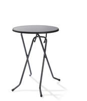 Table haute Amsterdam anthracite punti Ø 800 mm