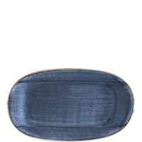 Bonna Premium Porcelain Aura Dusk Gourmet Platte oval 19 x 11 cm, blau