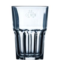 Verre à long drink empilable 31cl avec repère de remplissage à 0,3l Arcoroc Granity FH35
