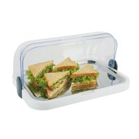 APS Buffet-Vitrine 44 x 32 cm, H: 20,5 cm, weiß