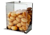 Distributeur de petits pains APS - Inox - environ 32,5 x 27,5 cm ; hauteur 40 cm