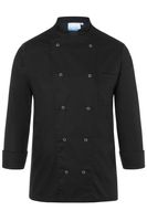 Veste de cuisine pour homme, basique, noire, taille : XL