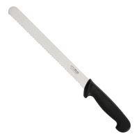 Couteau à viande à dents Hygiplas 25 cm noir