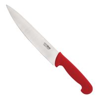 Couteau de cuisine Hygiplas 21 cm rouge