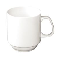 Olympia Whiteware stapelbare Becher 28,4cl