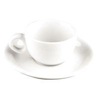Tasse à espresso Olympia en porcelaine blanche 8,5 cl