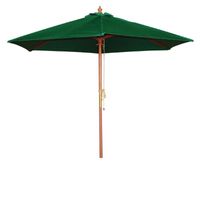 Parasol Bolero rond, vert, 3 mètres
