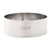 Vogue Mousse-Ring, Edelstahl 70x60mm