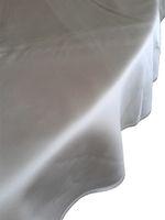 Linge de table damassé ignifugé, rond, 100 % fibres polyester (PES), blanc, 240 cm, rond