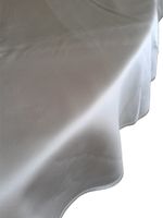 Linge de table damassé ignifugé, 100 % fibres polyester (PES), blanc, 130 x 130 cm