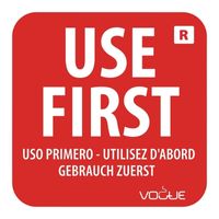 Etikett "Zuerst Gebrauchen / Use First" - 1.000 Stück