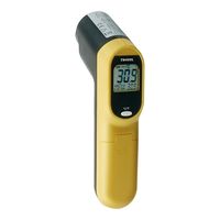 Thermomètre à infrarouge avec pochette, 17 cm de long